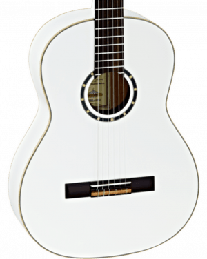 Ortega Family Series R121SN guitare classique blanche avec Housse