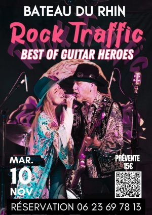 Concert Rock Traffic au Bateau Du Rhin <p>Mardi 10 Novembre 2026